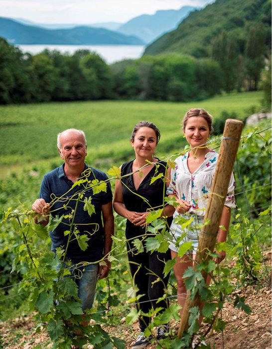 Xavier, Mathilde et Justine Jacqueline